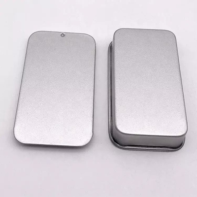 Rectangle Shape Tea Tin Can With Custom Printing Food Tin Cans For Food Storage