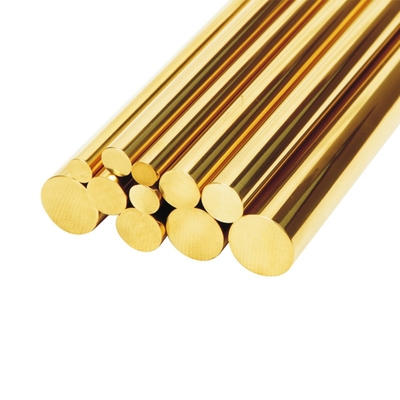 C1100 Brass Pure Copper Rod T2 Bright Surface 6mm-80mm Diameter