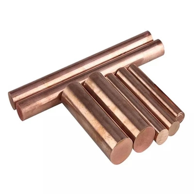C10200 180mm 200mm Pure Copper Rod Full Hard ISO9001 JIS ASTM