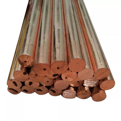 C10200 180mm 200mm Pure Copper Rod Full Hard ISO9001 JIS ASTM