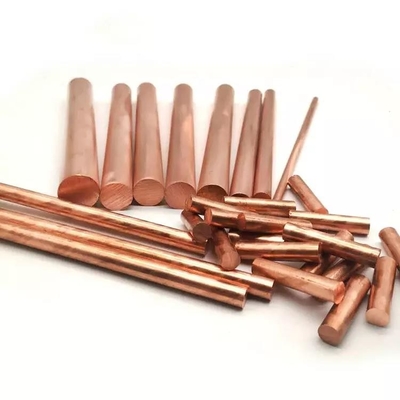 8mm Diameter 99.9% Pure Copper Rod C1100 Round Shape Soft Annealed