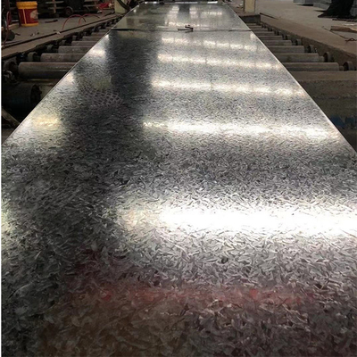 Cold Rolled Galvanized Steel Plate Thick Sheet Hot Dip 4.0mm T5 1250mm