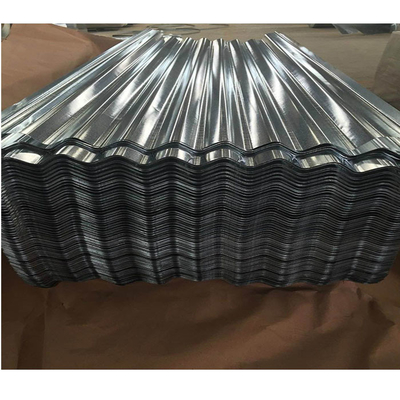 Galvanized Corrugated Steel Zinc Coated 0.11 - 1.0mm Thickness