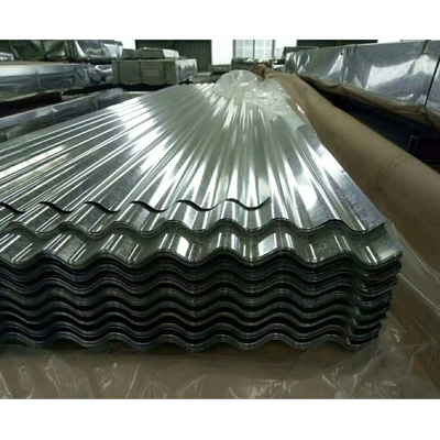 Corrugated Galvanized Steel Sheets Color Coated 2000 - 12000mm