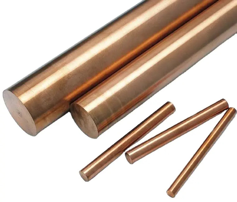 99.9% Purity Copper Bars Rod Polished Customized 6mm 8mm