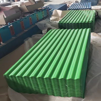 4*8 Foot Ral Color Coated Corrugated Galvanized Steel Sheet For Roofing